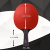15388a5aed56cfb95970e5188a5d07dd.webp Professional Table Tennis Racket - Red
